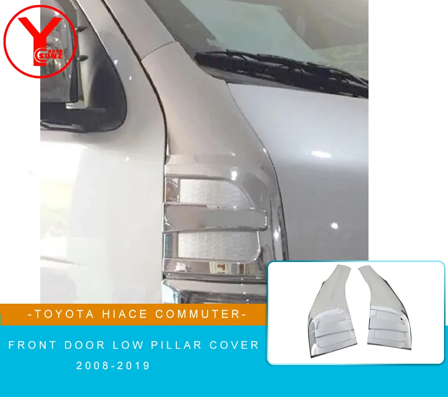 

ABS Side Hood Guard Bonnet Parts For Toyota Hiace Commuter 2005-2018 2008 2009 2010 2012 2014 2018 2019 Car Accessories