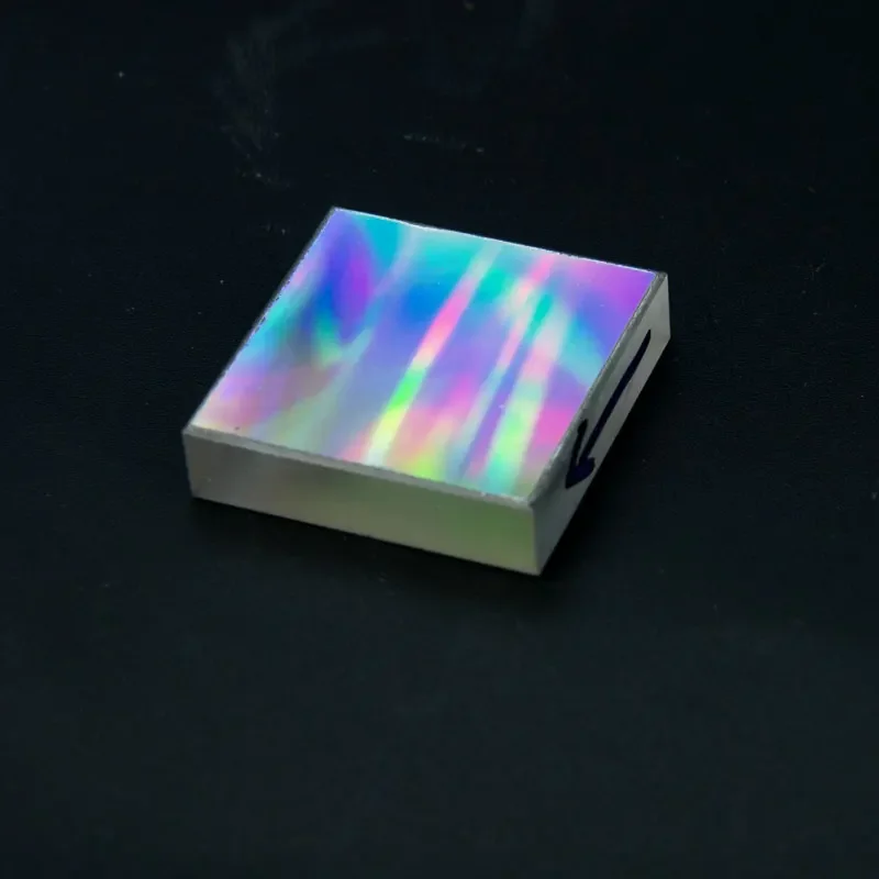 20x20mm K9 Optical Glass Plane Laser Reflection Grating Spectrograph Component Diffraction Grating Blaze Wavelength 500nm