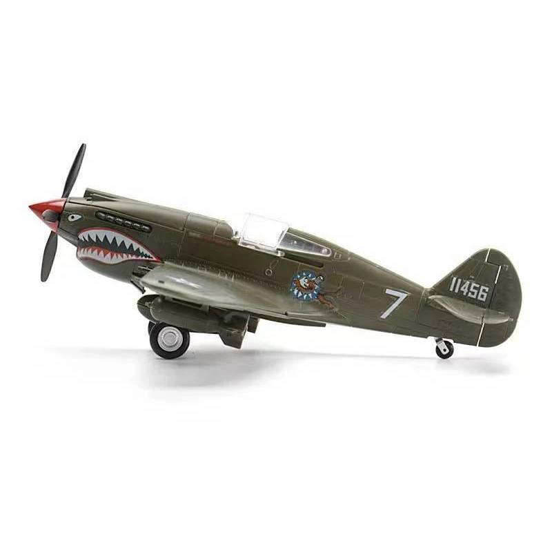 1/48 WWII US Air Force P-40 Military Fighter Model F4U Corsair P51 Hurricane BF109 Assemble Model Airplane DIY Puzzle Toy Gift