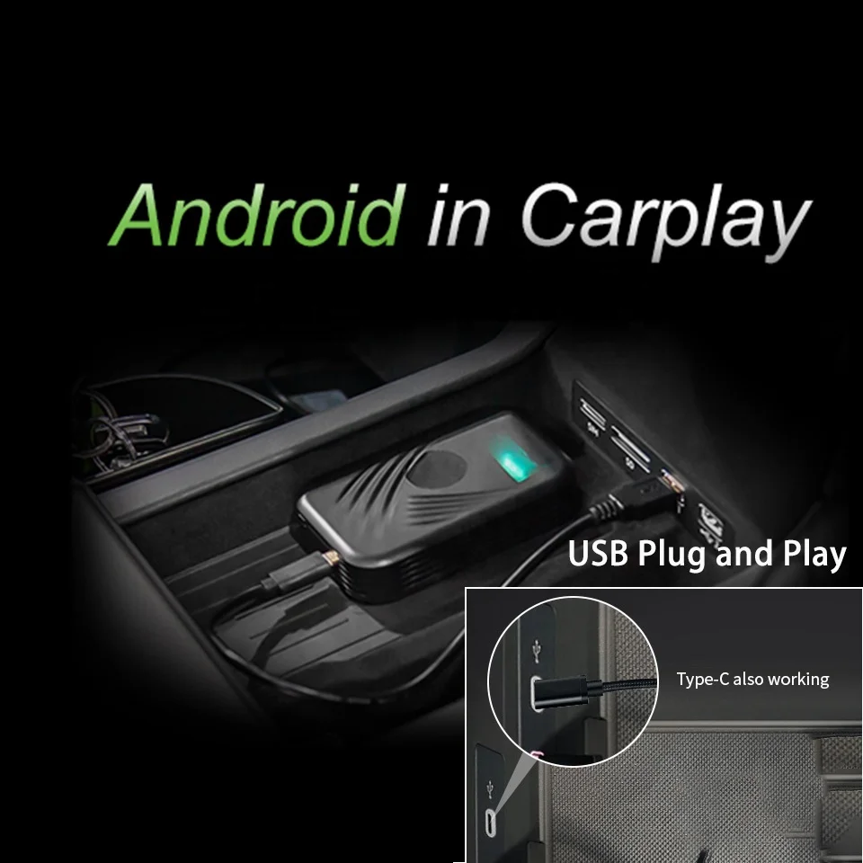 128Gb Rom Android Tv Box In Fabriek Carplay Youtube Netflix Video Play Universeel Voor Benz Audi Jeep Porsche Land Rover