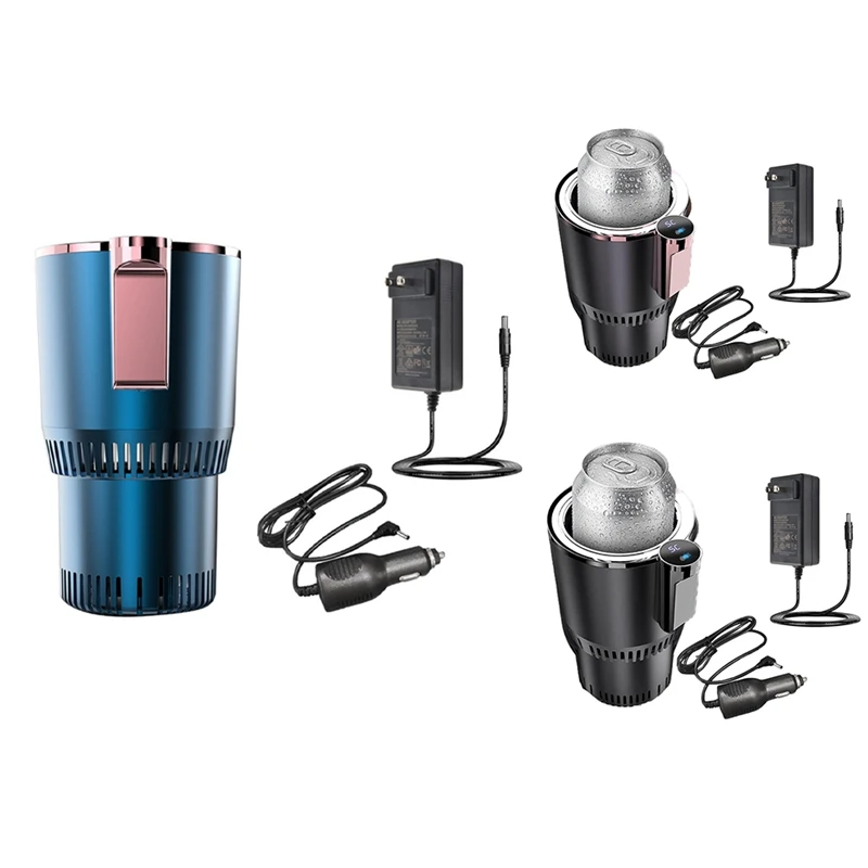 2 In 1 Intelligent Cold & Warm Car Cup With Cooling And Heating Functions Insulation Drink Cooler For Tumblers US Plug