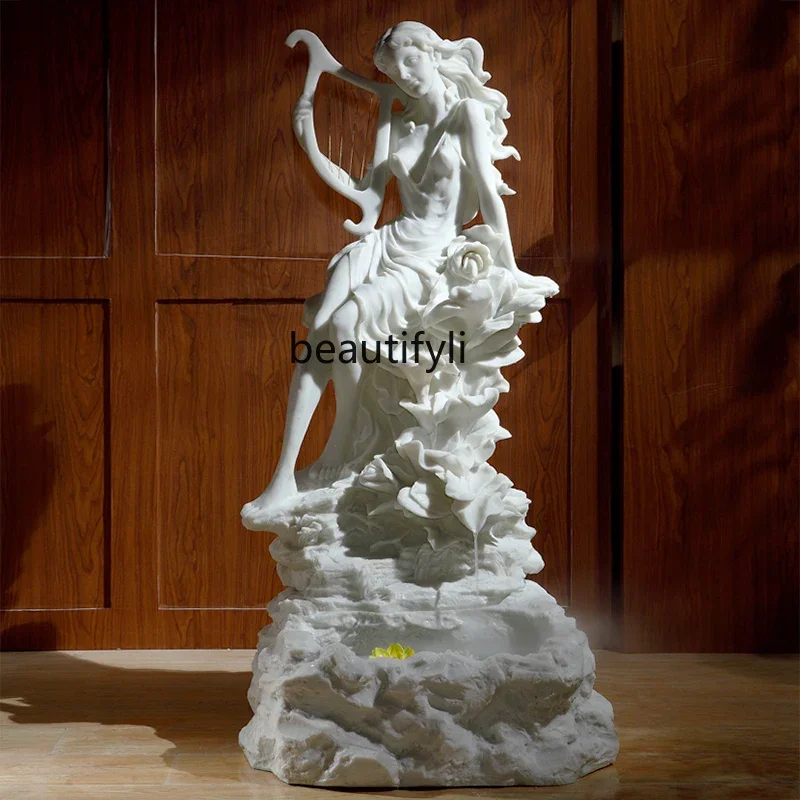 

smt14 Water Fountain Outdoor Courtyard Hotel Spray Pond Garden Landscape Decorations Beauty Sculptured Ornaments Landscaping