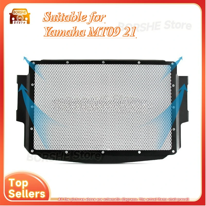 

Motorcycle Protection Mesh Cover Suitable for Yamaha MT09 21 Year Radiator Guard