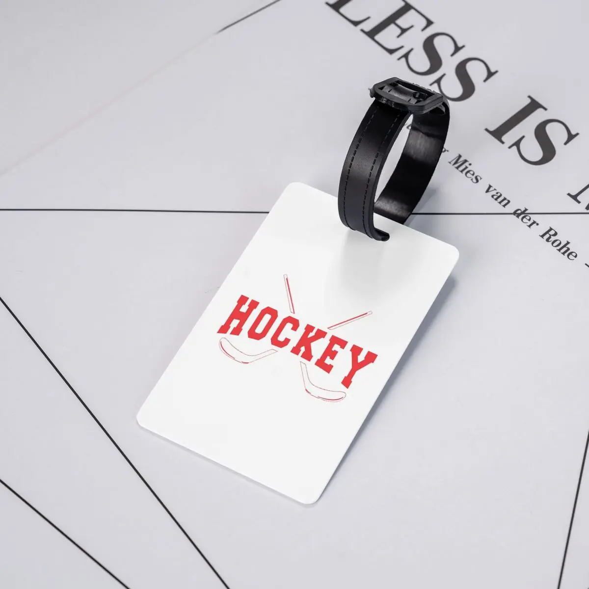 

Бирка для багажа «Хоккей — это жизнь» для чемодана, дорожной сумки, идентификационная этикетка с местом для имени и адреса