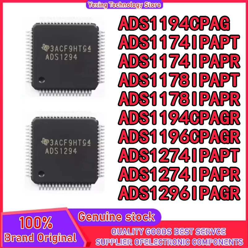 

ADS1174IPAPT ADS1174IPAPR ADS1178IPAPT ADS1178IPAPR ADS1194CPAG ADS1194CPAGR ADS1196CPAGR ADS1274IPAPT ADS1274IPAPR ADS1296IPAGR