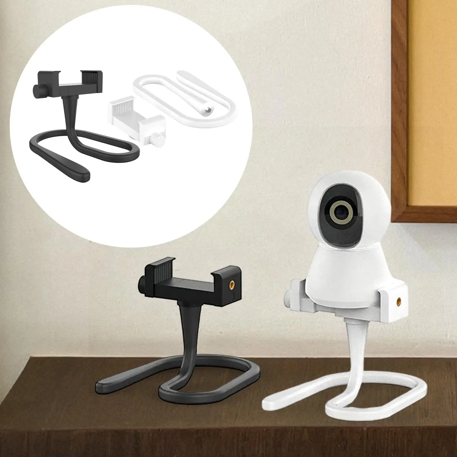 كاميرا جبل قوس المشبك حامل الهاتف كليب للهواتف الذكية مكتب الهاتف #1