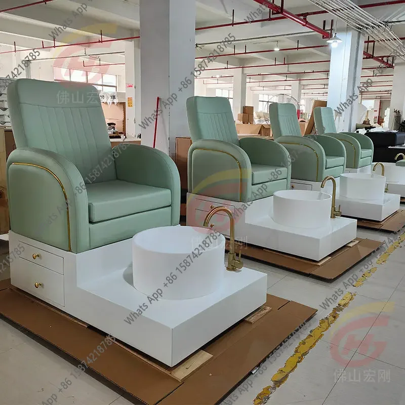 M32 Nail Chair Multifunctional Nail Foot Soaking Sofa Foot Bath Nail Bath Spa SPA Chair Eyebrow Tattoo Foot Eyelash Chair 5
