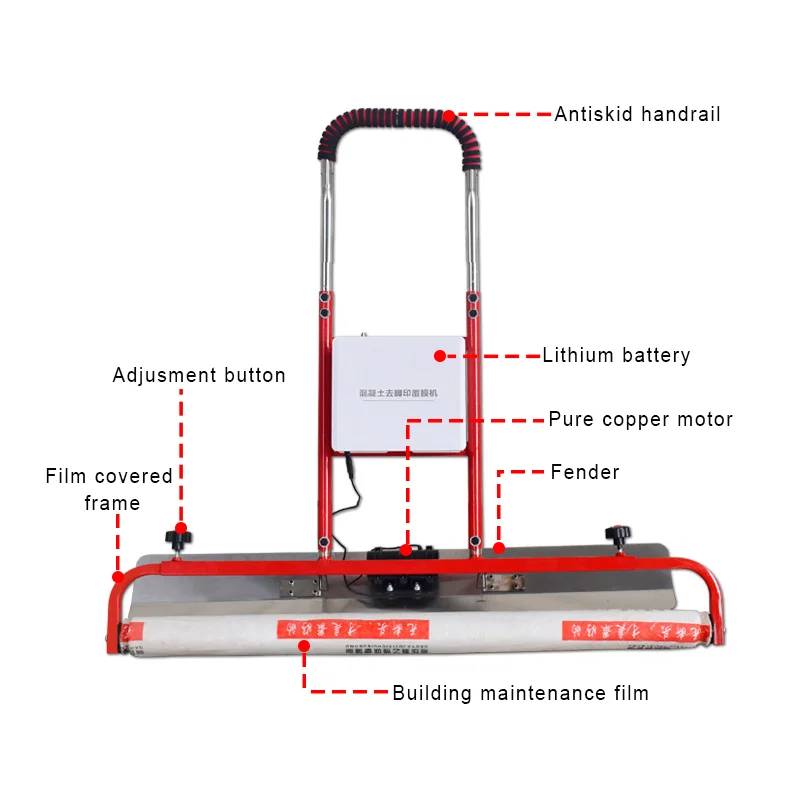 New Road Surface Construction Tools Trowel Engine And Motor Powered Push And Pull Leveling Tool