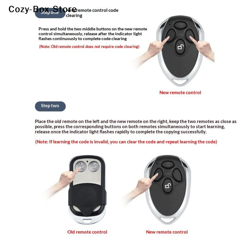 [ZY]12V 24V HCS101 Standard Code 4CH Wireless Remote Controller For Safety Protection Garage Door Exit Gate Opener 433.92Mhz[ZY]