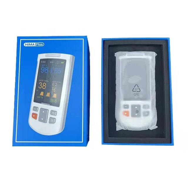 Monitor capnografo ecco2 mainstream portatile con test spo2