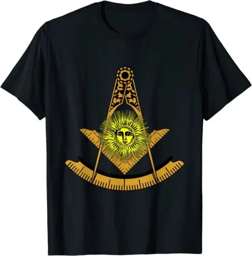 Mens Past Master Mason Masonic Tee Freemason T-Shirt