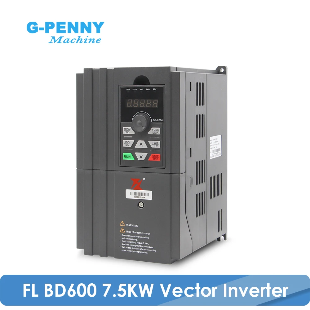 Fuling 7.5KW Vector Type 220v/380v 31A/18A Frequency Control Frequency Drive Motor Speed Control 3 Phase Output