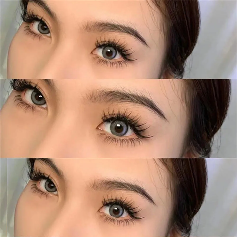 144 DIY segmented false eyelash glue set, double headed glue+special eyelash clip, large capacity thick curl simulation natural