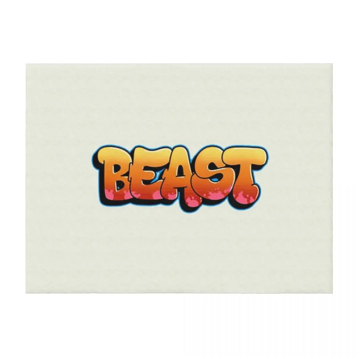 

BEAST DESIGN Throw Blanket For Sofa Thin Bed manga Personalized Gift Blankets