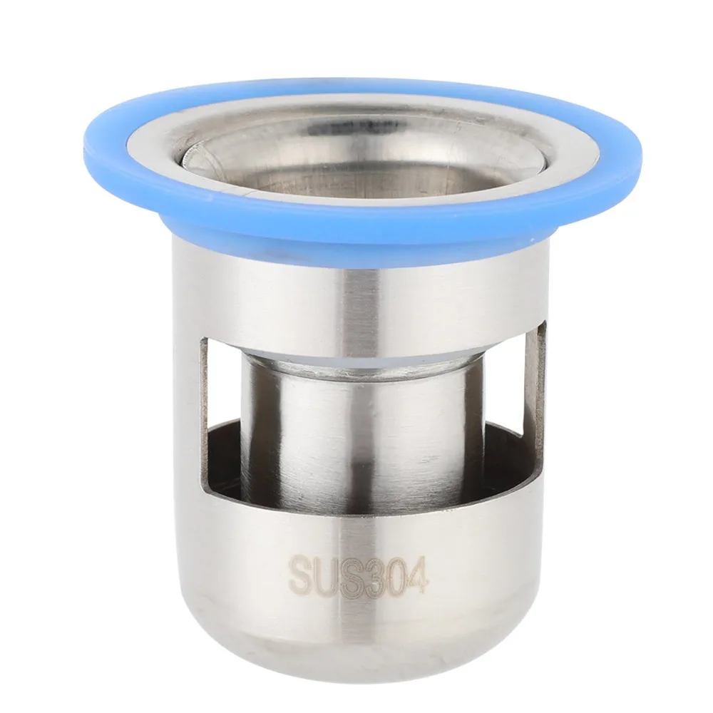 304 Stainless Steel Floor Drain Core Thicken Large Displacement Shower Floor Drain Double Core Odor Proof Floor Drainer Hotel