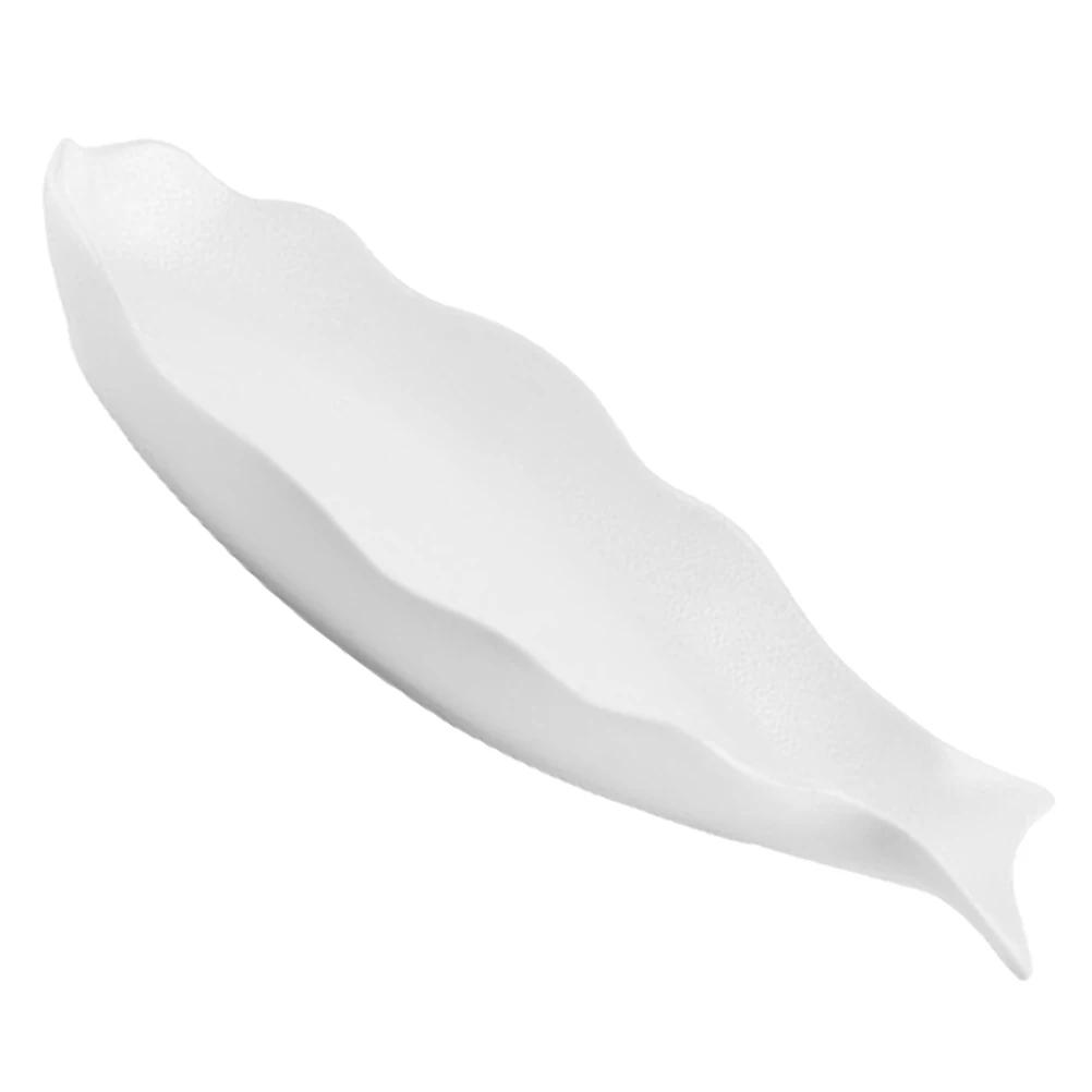 

Ceramic Steamed Fish Plate Fish Shape Serving Plate Food Dish Home Hotel Kitchen Buffet Appetizer Ceramic Bowl