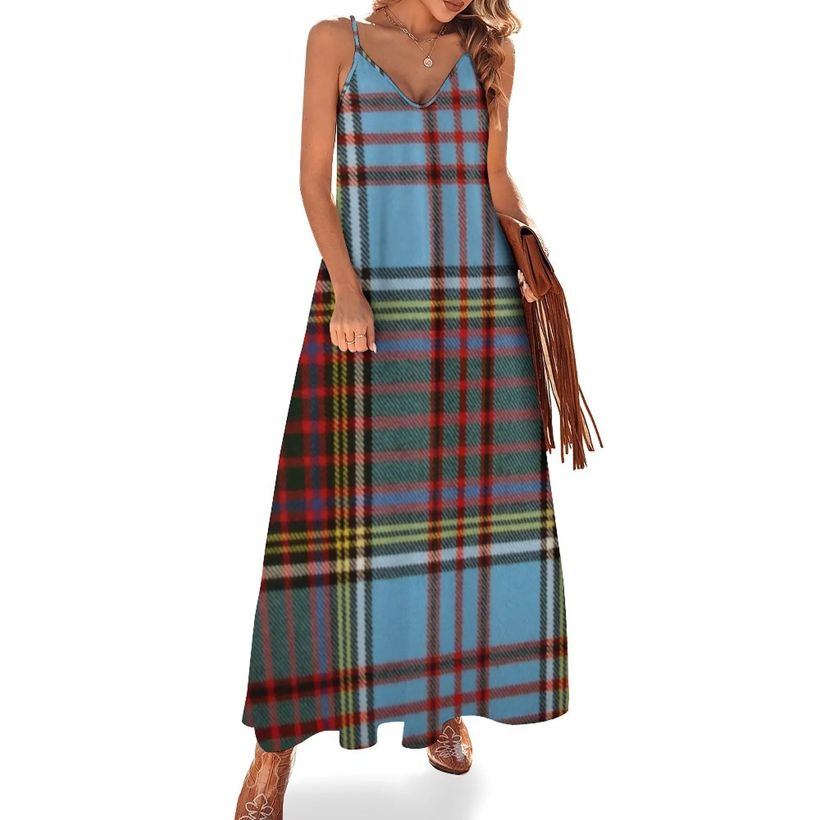 

ANDERSON MODERN TARTAN 2 Sleeveless Dress women party dresses summer dress women 2023 wedding guest dress 2023