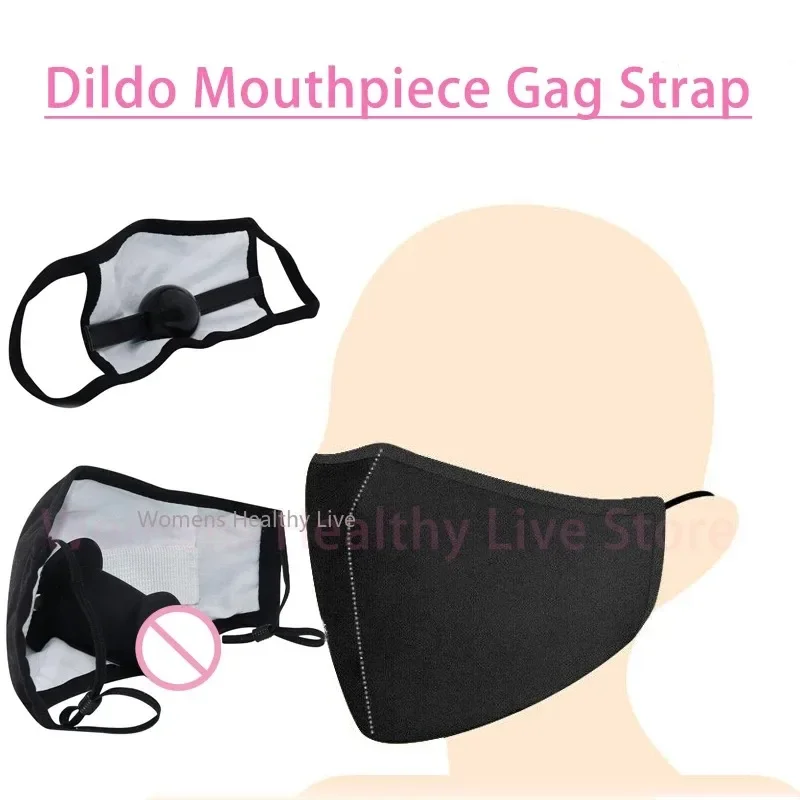 Penis Mouth Plug Oral Dildo Bdsm Bondage Gag Sex Toys for Men Women Erotic Product Couple Chastity‬ Belt Accessories Sexy Tools