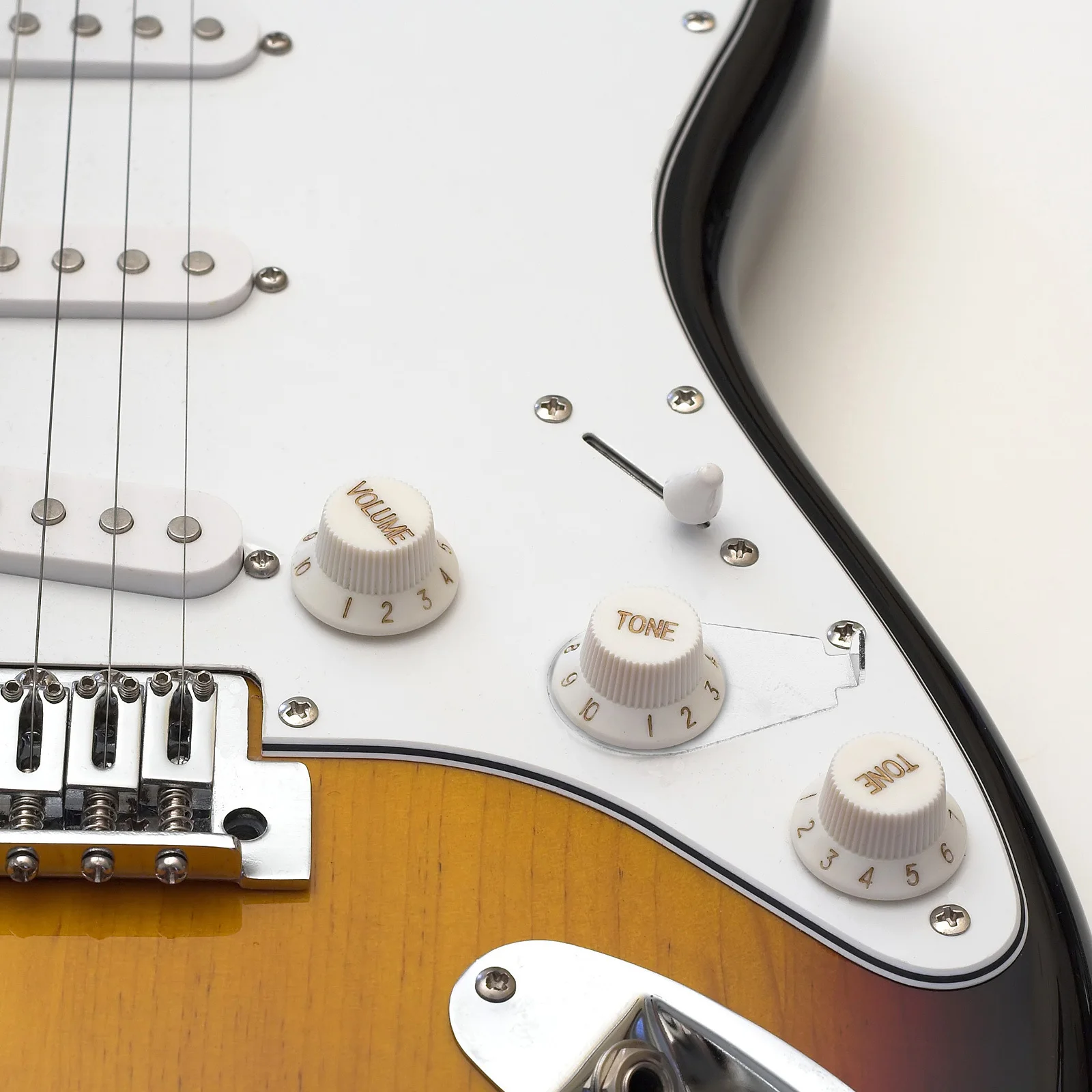 

10Pcs Metal Guitar Knob Pointers Tone Volume Adjustment Easy Installation Electric Guitars Position Indicators Washers