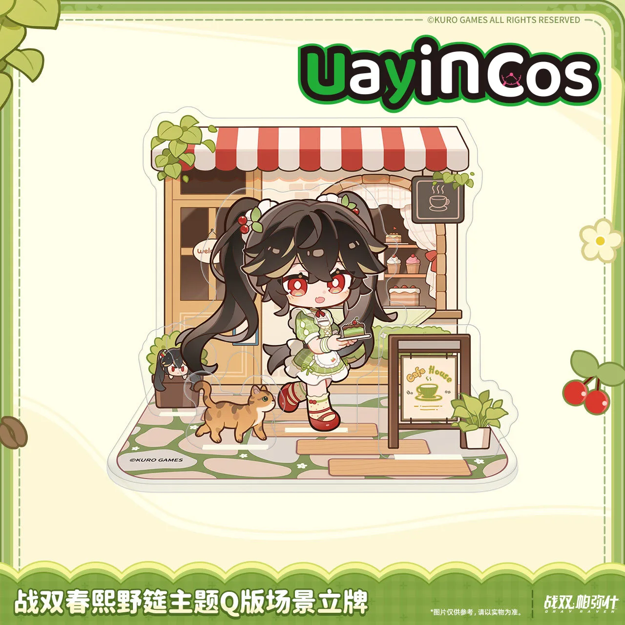 

In stock Original GRAY RAVEN:PUNISHING Lee Lucia Liv Acrylic Scene Stand Desktop Ornaments Doll Accessories Anime Figure Game