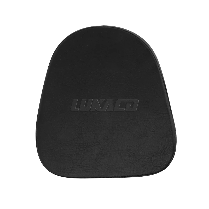 Universal Motorcycle Rear Backrest Sissy Bar Leather Black Cushion Pad For Harley Yamaha Honda BMW Kawasaki Chopper Cruiser