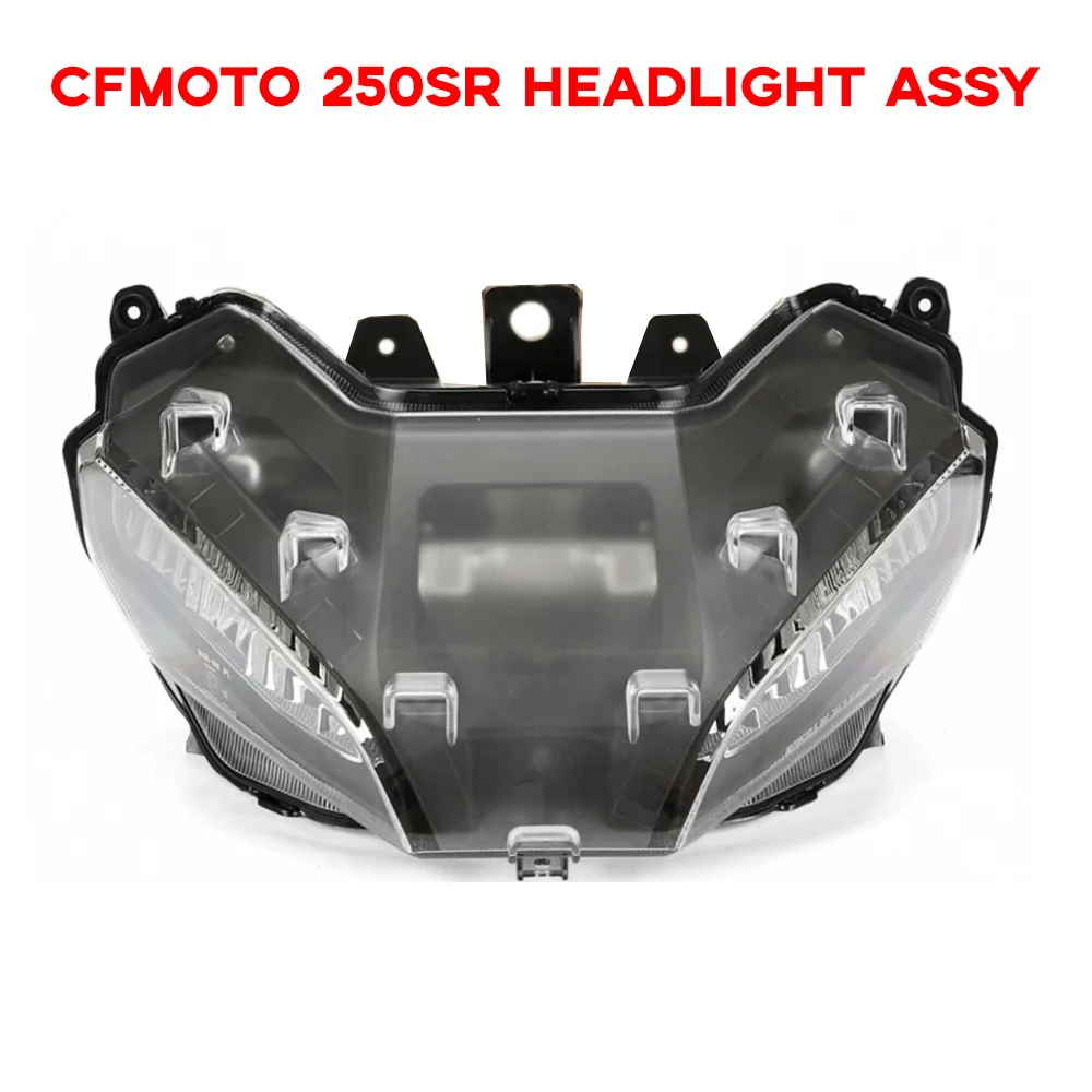 

Фара мотоцикла в сборе для CFMOTO 250SR CF250-6/6A, передняя фара, светодиодная фара