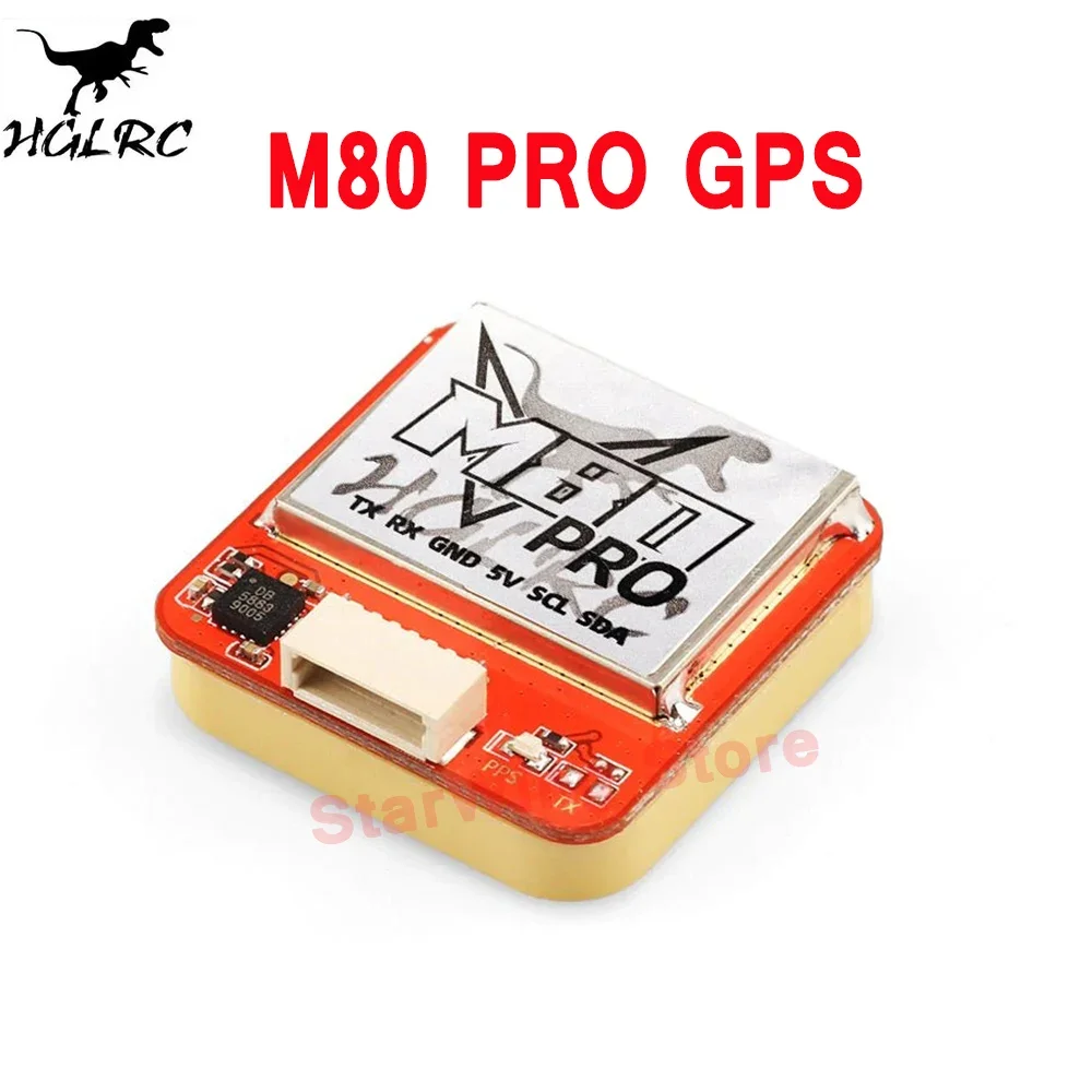 HGLRC M80 PRO M80PRO GPS QMC5883 Compass With GLONASS GLILEO QZSS SBAS BDS Receiving Format 5V Power For FPV RC Racing Drone