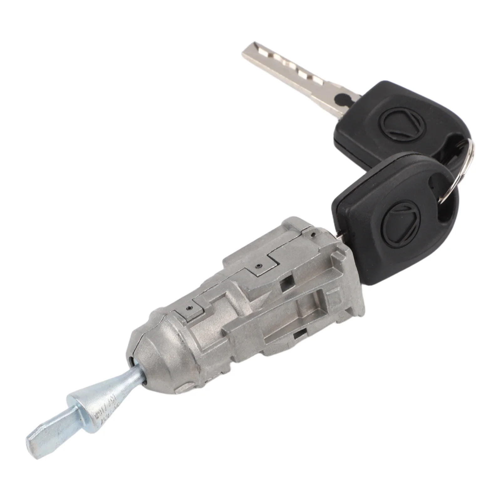Vehicle Lock Repair Silver Gray Door Lock Cylinder High Universality Fitment Key Included High Universality Fitment OEM Fitment