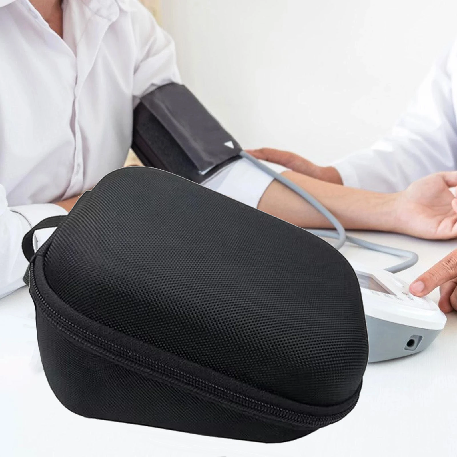 Caseling Hartschalenkoffer für Omron Oberarm-Blutdruckmessgerät mit Manschette, tragbare Reise-Schutztasche, Hartschalenkoffer
