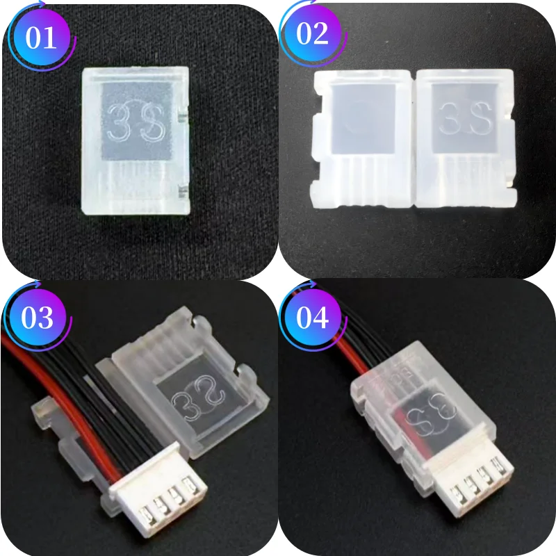 RC Lipo Battery Balance Head Protector JST-XH Plug Savers AB Clip 2S 3S 4S 5S 6S Battery Balance Connector Guard
