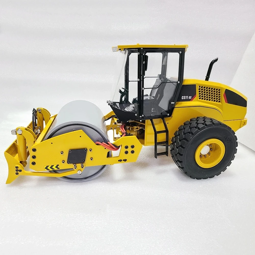 Remote Control Roller 1/12 CS11 Remote Control Hydraulic Roller Metal Model Engineering Remote Control Car Boy Toy