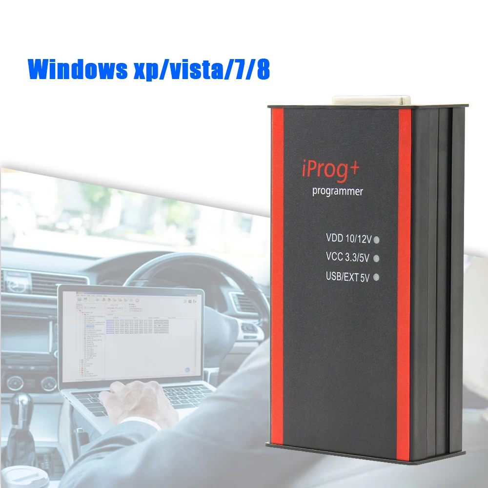 IPROG Pro V89 ECU Key Programmer Tool Iprog+ Eeprom Adapter Car IMMO Correction KM Radio Reset Dashboard PK DIGIPROG Carprog