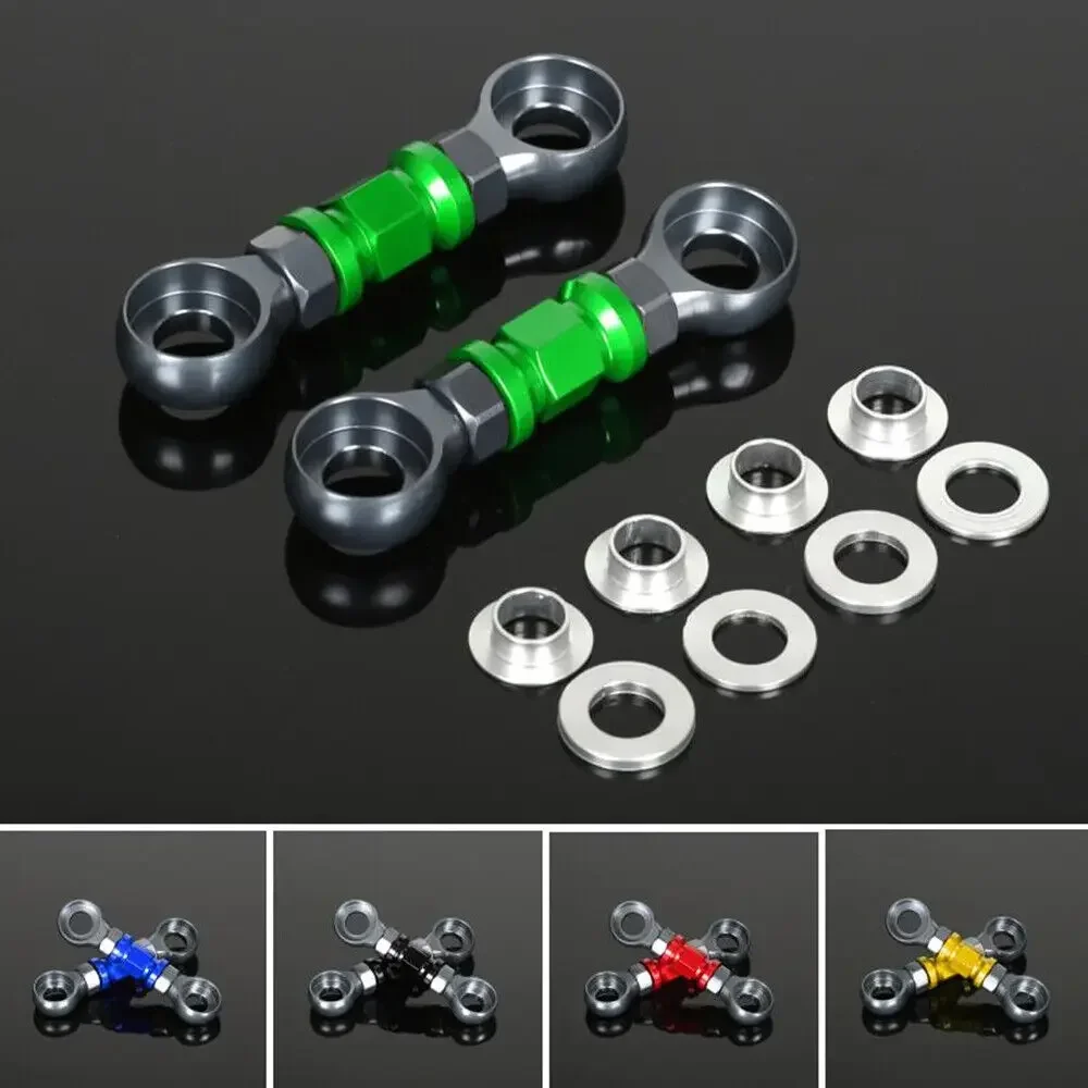 KX/KDX LOGO Motorcycle Rear Adjustable Suspension Lowering Links Parts Accessories For Kawasaki KX65 2000-2023 KDX200 1995-2006