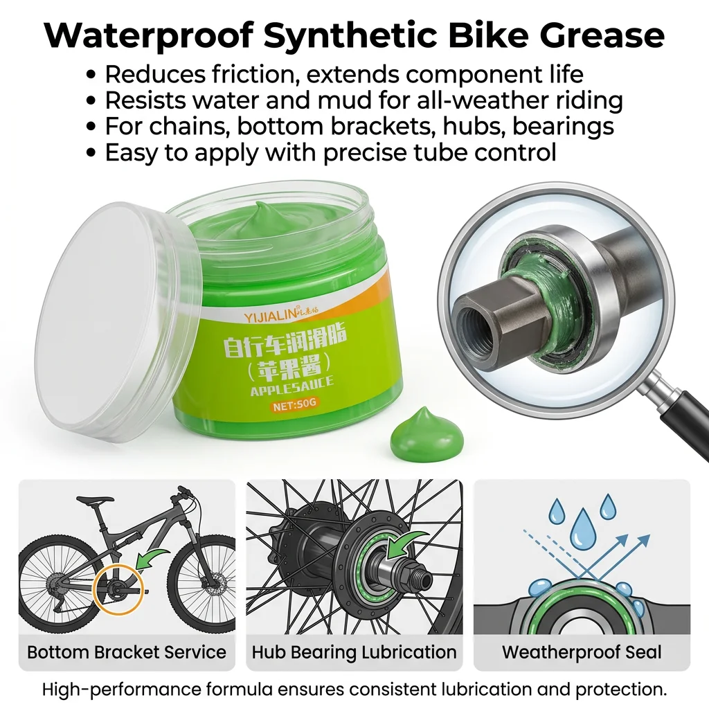 サイクリング愛好家向け自転車グリースハブベアリング潤滑剤長持 - Grease Waterproof Bike のレビューと価格