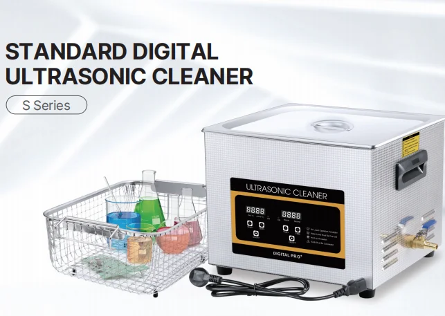 Factory Price Stainless Steel 10L Electric Ultrasonic Cleaner 40kHz 240W Household Use for Sale