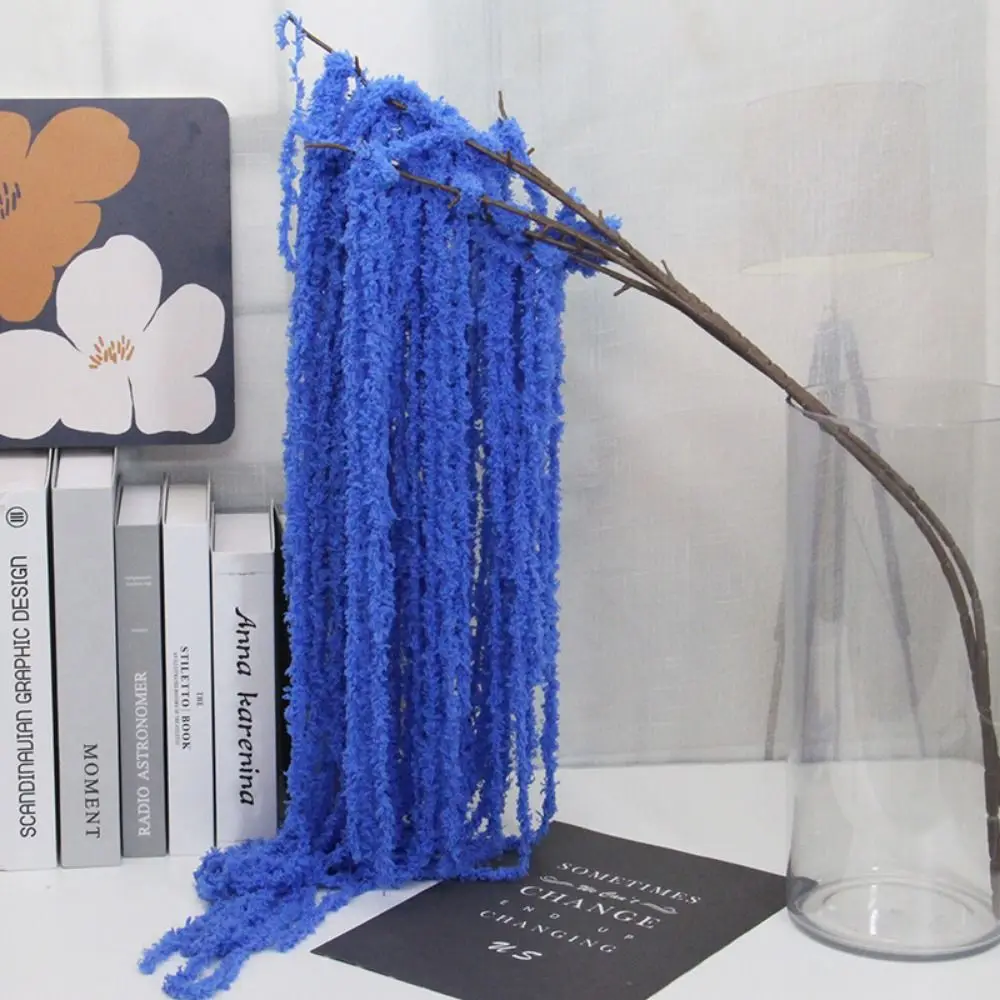 متعدد الألوان أمارانثوس نبات معلق اصطناعي حلية اكسسوارات مقلد أمارانثوس كوداتوس صور الدعائم الغزل #2