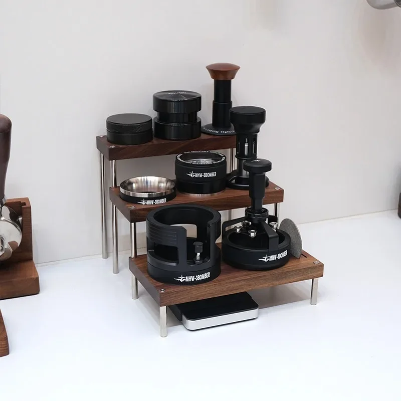 Storage seat 58 Powder cloth powder press base Three-layer storage support frame Hand grinding powder ring