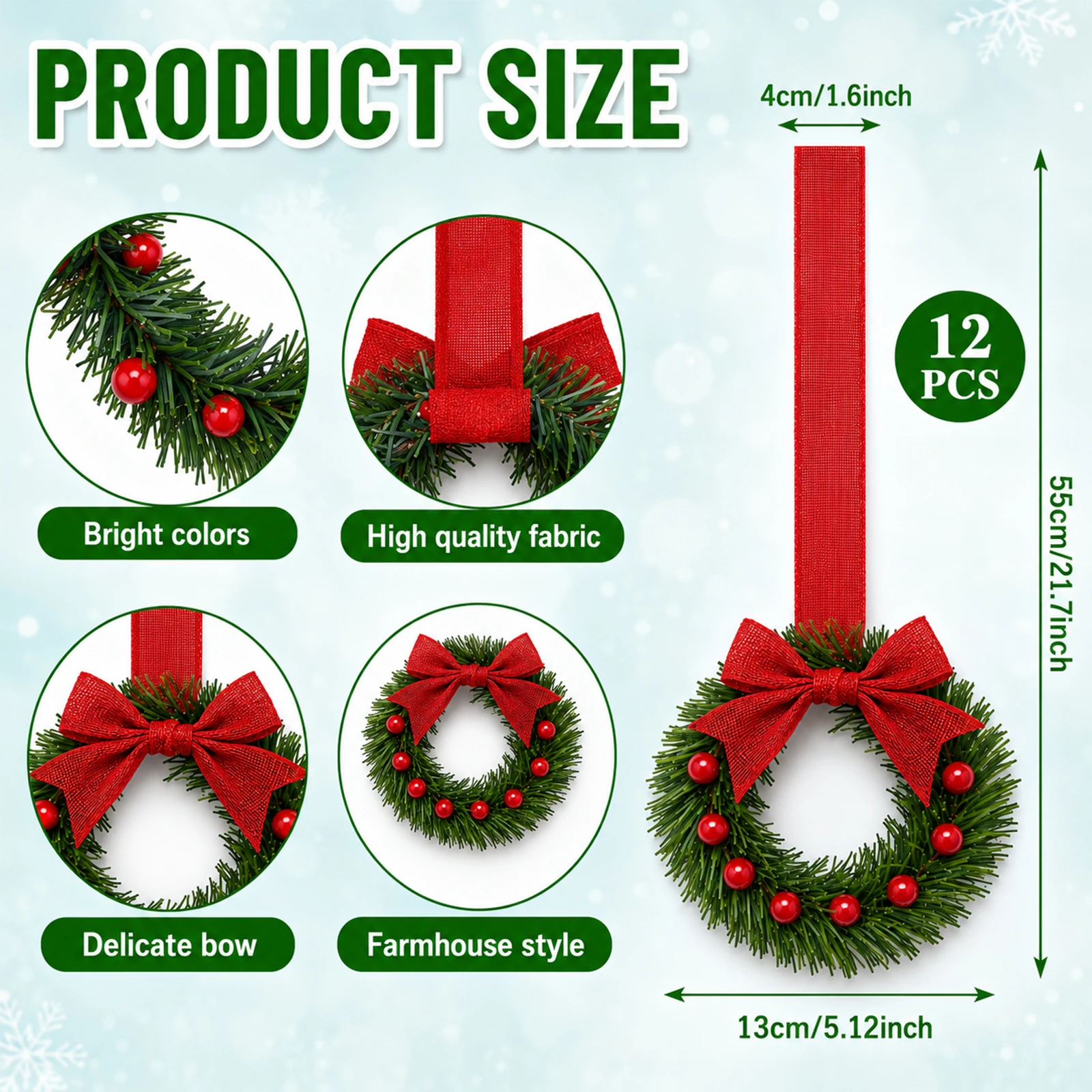 Mini Christmas Wreath Set 2