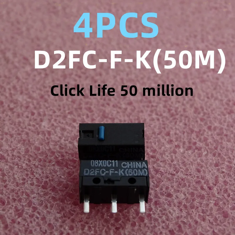 

4PCS New Mouse Micro Switch D2FC-F-K(50M) D2FC-F-K-60MN Mouse Button