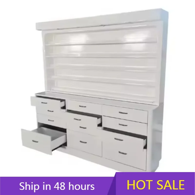 

YTYIN Nail Polish Display Stand Shelf Cabinet Make-Up Show Room Case Rack for Nail Supplies