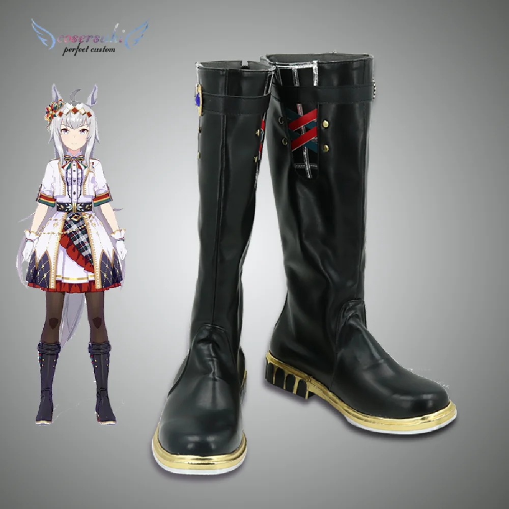 Anime Uma musume Pretty Derby Oguri Cap cosplay Shoes Boots Professional Handmade ! Perfect Custom for You !