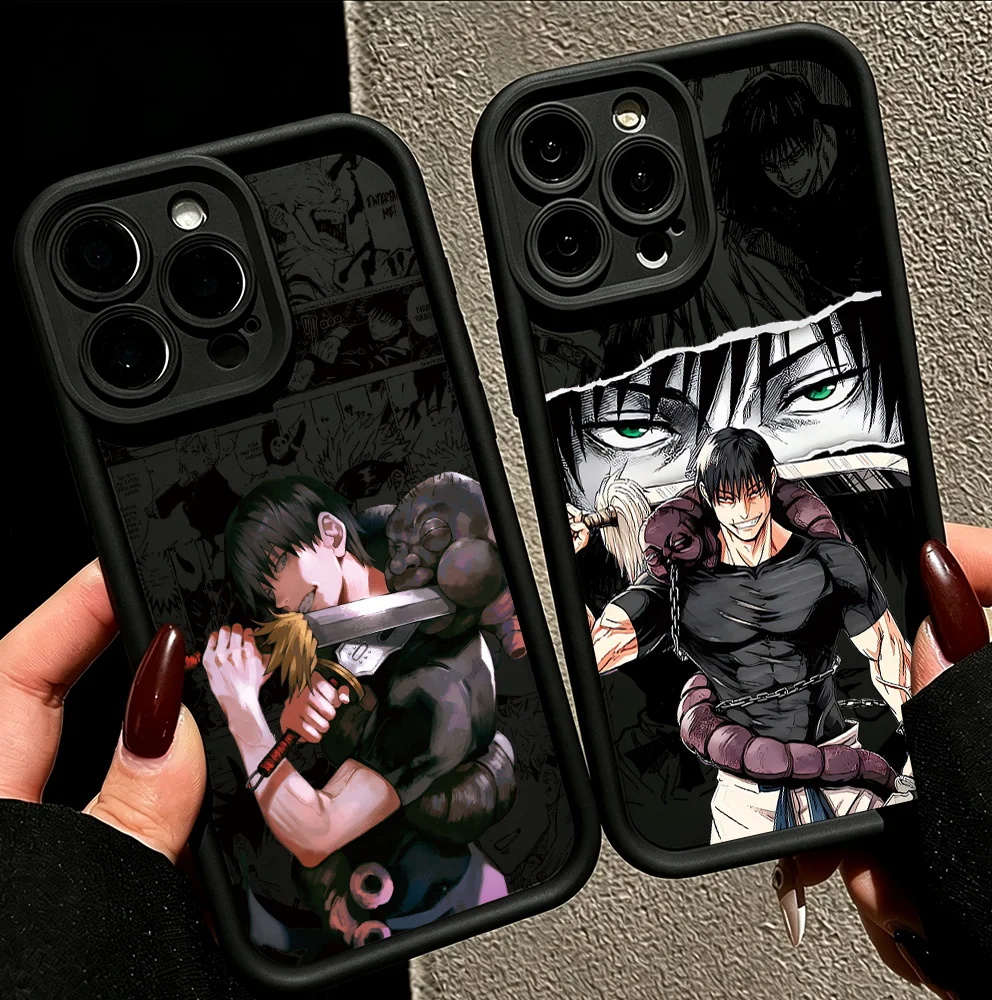 Coque de téléphone Hot Jujutsus Toji Kaisens F-Fushiguro pour iPhone 18 17e 17 16e 16 15 14 13 12 11 Air Pro Max Mini Plus en TPU