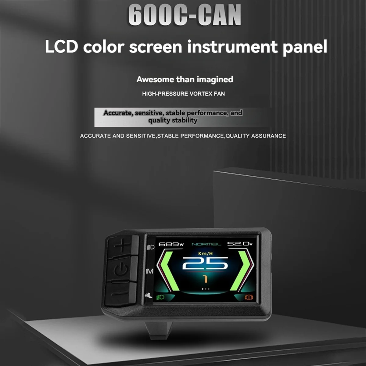 SMIEA 600C دراجة كهربائية شاشة الكريستال السائل E-الدراجة LCD متر يمكن ل Bafang منتصف محور المحرك M560 M600 M510 M820