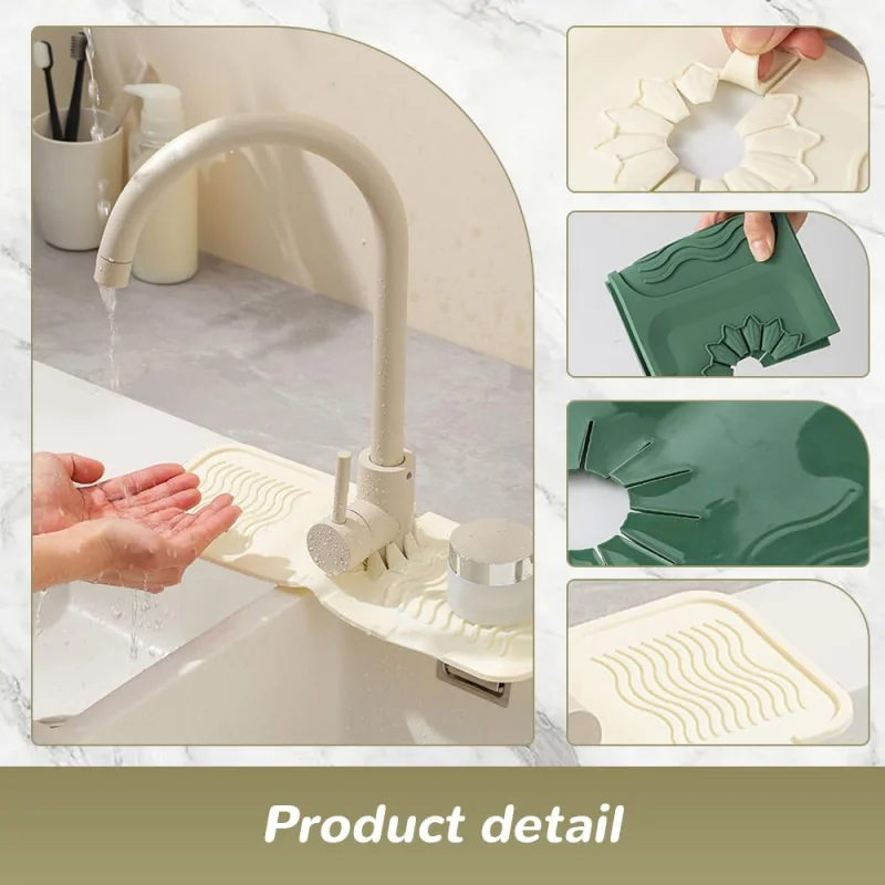 Drain pad Household faucet storage pad anti-slip pad anti-mildew anti-splash multi-functional magic creative home practical good