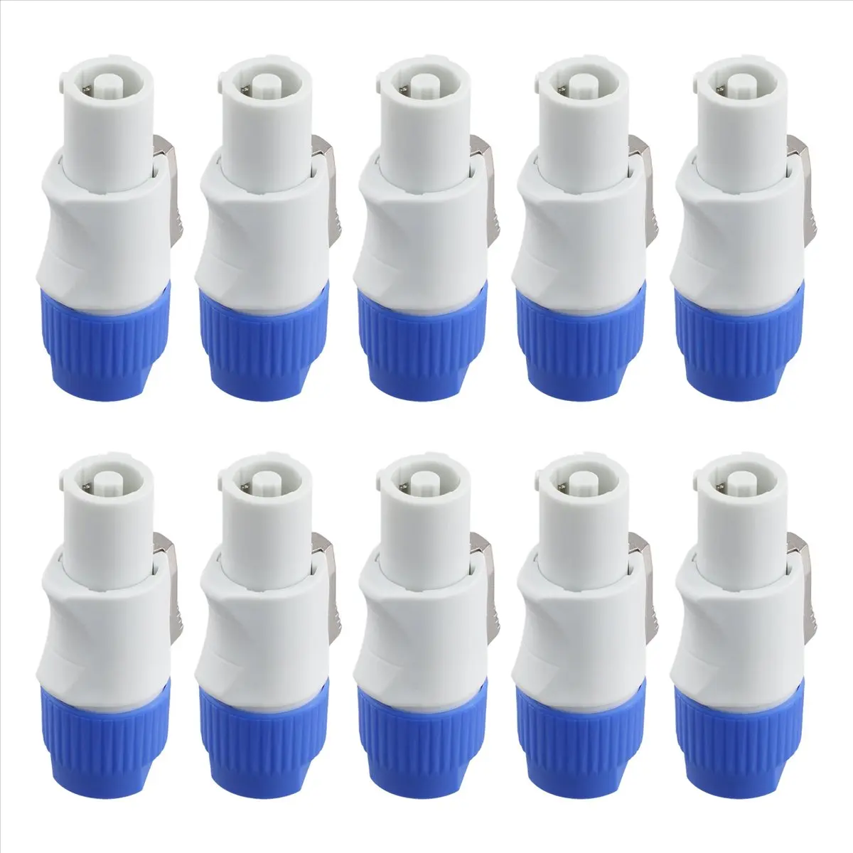 Improved10Pcs 3 PIN Male Powercon Connector Signal Input Jack for Beam Light Stage Light Power Output