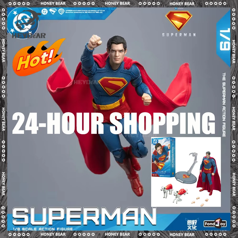 

【In Stock】Fondjoy Toys Figure 2025 Superman Action Figurine Movie Superman David Figures Dc Multiverse Model Collect Model Toys