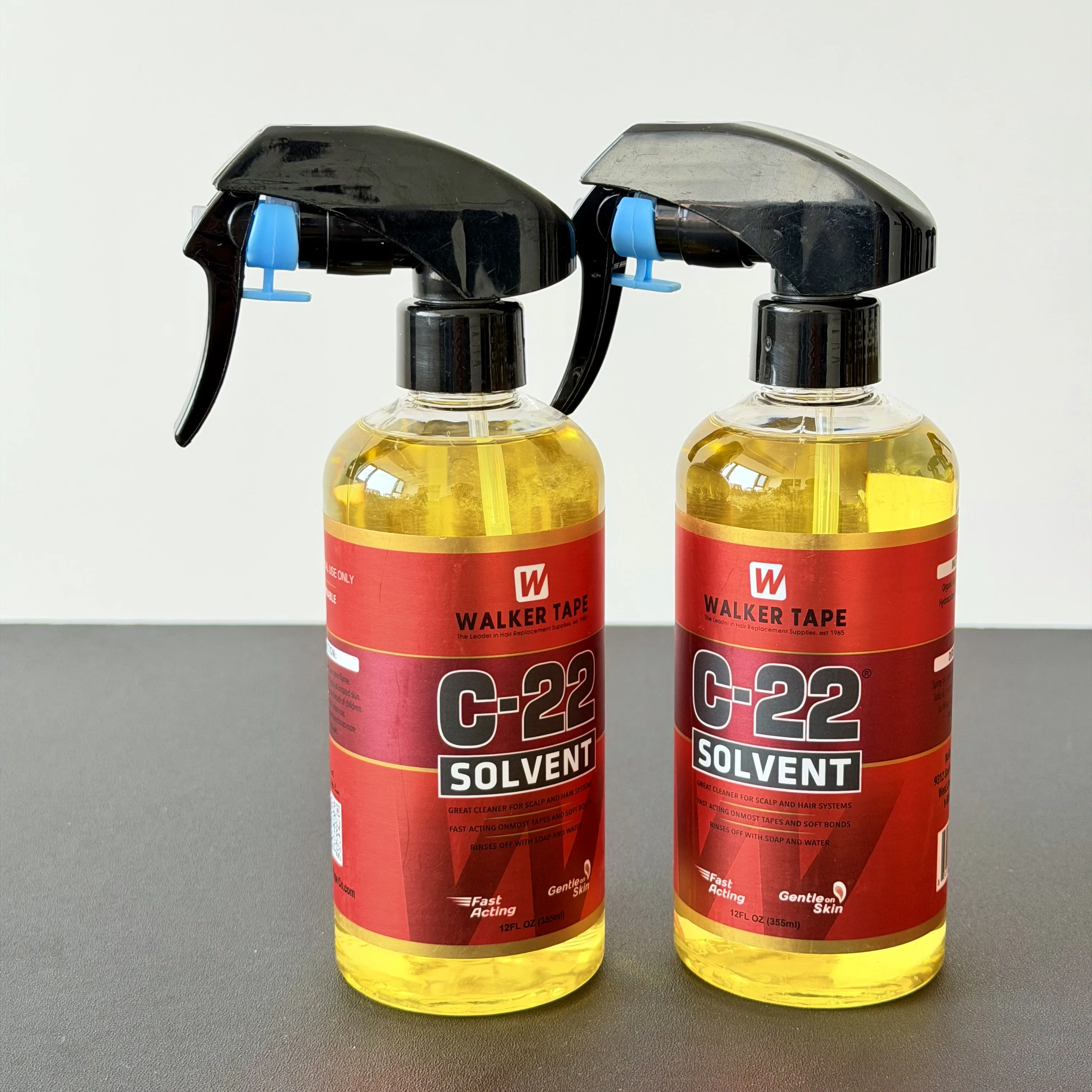 Walker Tape C-22 Solvent 4oz/12oz Spray Adhesive Remover for Lace Wig Hair System Tape Glue Fast Acting Gentle on Skin