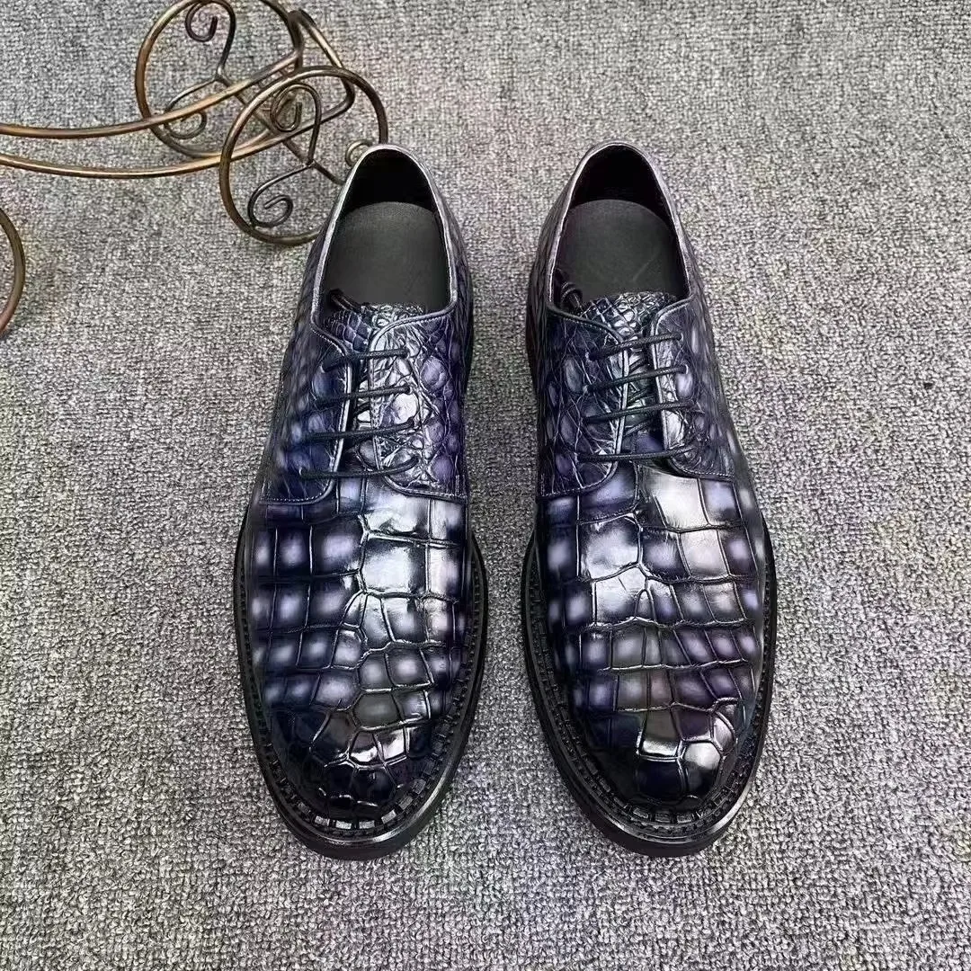 yingshang new men dress shoes male crocodile shoes rubber sole shoes wedding fashion leisure shoes