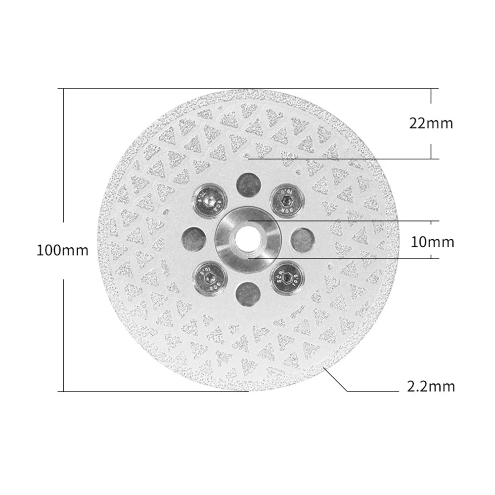 80-125mm M10 Diamond Cutting Disc Saw Blade Grinding Wheel For Glass Tile Granite Marble Wet Dry Cutting