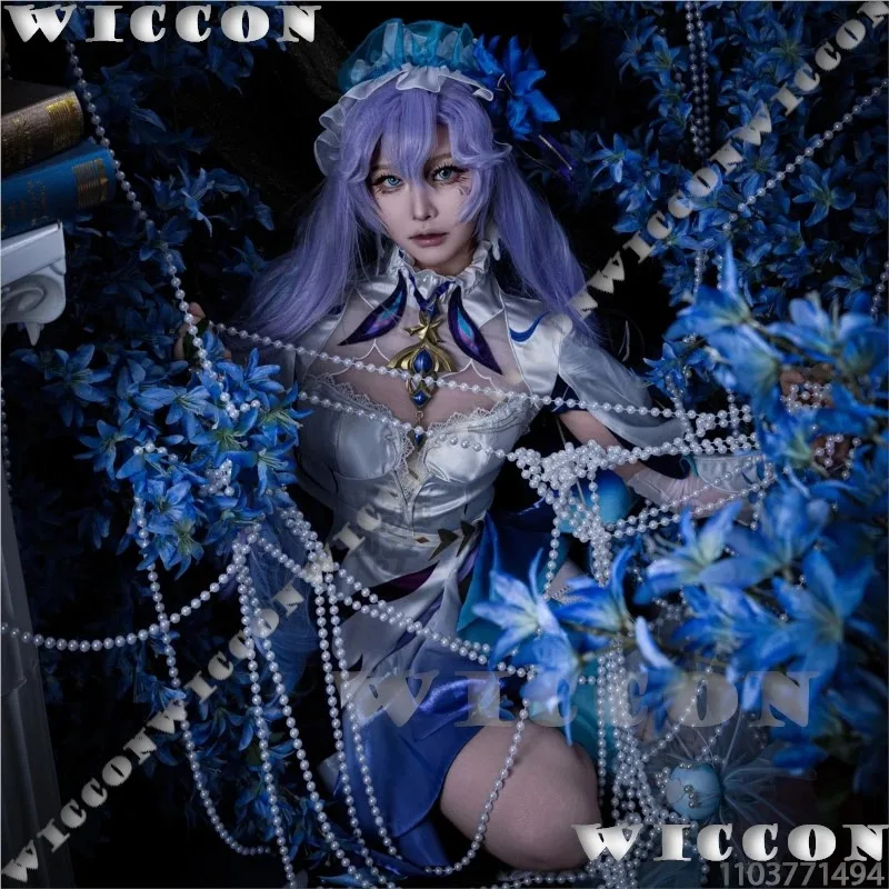 

COSda@Cantarella Wuthering Waves Game Cosplay Costume Purple Dress Lolita Wig Shoes Prop For Girl Women Halloween Sexy Suit Cust
